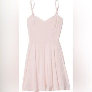Aritzia Talula Lipinski Skater Mini Dress - Soft Blush US2